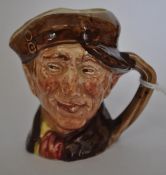 A Royal Doulton Pearly Boy lsmall character jug. Variation of the Arry jug with buttons