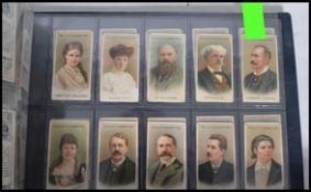 Cigarette cards; four albums of vintage cigarette cards, all appearing to be full / complete sets.