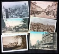Pile of old postcards (68) with Fishponds connection.All pre WWII with used cards (less one) to same