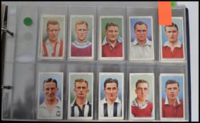 Cigarette cards; two albums of cigarette cards, all appearing to be full / complete sets (unless