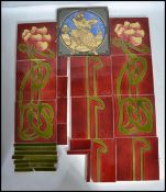 A Minton tile, after John Moyr Smith from the 'Classical figures with musical instruments' series,