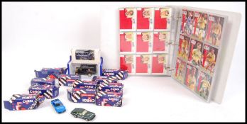 ASSORTED DIECAST & FOOTBALL CARDS