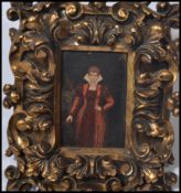An early 20th century oil on board painting of a lady. Signed by artist Beatrice Mayeur (