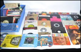 A collection of 45rpm 7