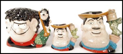 Two Royal Doulton large character jugs Desperate Dan D7006 and Dennis and Gnasher D7005. Along