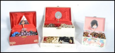 A collection of 20th century costume jewellery to include brooches, necklaces, pendants and many