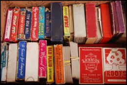 ASSORTED VINTAGE PLAYING CARDS & CARD GAMES