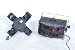 A group of three vintage music stage DJ disco light to include a Sk Tech , Soudn Lab and another.