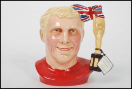 A Royal Doulton Character jug The Captain depicting football hero Bobby Moore D7261 0211/1500