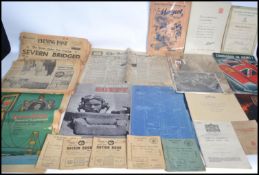 WWII Ephemera; a collection of largely WWII Second World War and related ephemera, to include;
