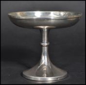 An early 20th century silver hallmarked tazza having a Masonic Crest - Worshipful Company od
