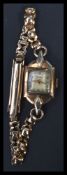A vintage 20th century 9 carat gold Timor 17 jewel movement watch on 9ct bracelet. Weight without