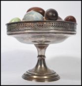 A collection of vintage 20th century semi precious stone and wooden sculptures in the form of