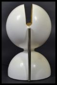 Habitat - Crayonne range - Terence Conran - A retro 1970's moon lamp, the white plastic spherical
