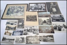 Photographs. Large quantity in box.All black & white, all eras/sizes. Diverse unrelated