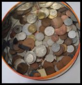 A collection of vintage World Coins and coinage mostly foreign examples with some GB please see