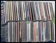A large collection of vintage CD's Compact Discs to include many classical , Bob Dylan etc.