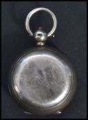 A Victorian silver sovereign holder by Alfred Wigley, Birmingham hallmarks date letter Z for 1899.