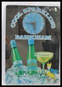 A vintage mid 20th century retro 1960's Babycham advertising point of sale breweriania pub bar