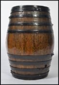 A vintage 20th century jbar / pub point of sale advertising coopered barrel with notation reading