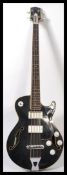 A good vintage ' Dominant ' Precision Musical Instruments hollow body bass guitar. 4 strings, with