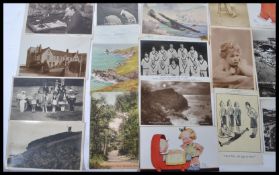 A good set of postcards from the early to mid 20th century to include fabulous Mary the Monkey at