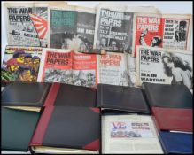 A large collection of vintage stamps and ephemera to include various first day covers , coin