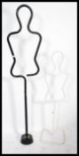 After Roger Tallon - An unusual pair of 1970's vintage industrial life size coat stand mannequins of