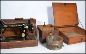 A vintage c1900's Pigeon timing Clock, maker proba