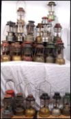 HUGE COLLECTION OF OIL LAMPS / LANTERNS / PARTS & SPARES