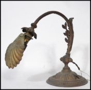 A 19th century Art Nouveau desk / wall light of ca