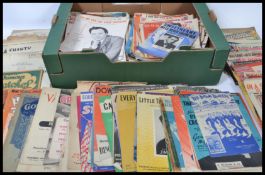 A large collection of vintage sheet music dating from the early 20th century all the way through