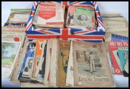 A large collection of vintage sheet music dating from the early 20th century through to the mid