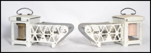 A pair of vintage 20th century retro industrial sc