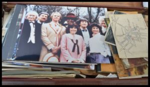 Vintage suitcase crammed with house clearance material. Vast variety of Ephemera of all ages, Photos