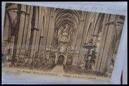 POSTCARDS: Two albums of assorted Edwardian and other postcards. Some real photo, many