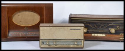 A group of three vintage 20th century radios / radiograms to include a IRYS radio , a Philips and