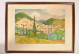 After Pablo Picasso 1881-1973: A Marcel Charles Laurent Salinas lithograph landscape scenes with