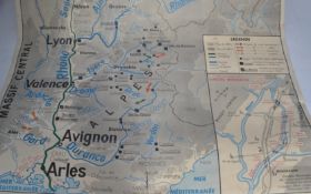 Antique Maps; A collection of assorted antique and vintage maps to include a manuscript of