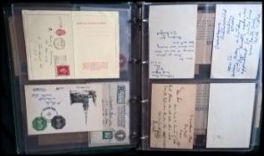 Large collection in two volumes of British Postal