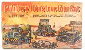 RARE VINTAGE MARX TOYS MILITARY CONSTRUCTION SET