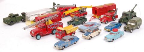 ASSORTED VINTAGE CORGI & DINKY DIECAST MODELS