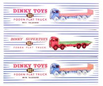 DINKY TOYS DIECAST MODEL FODEN FLAT TRUCKS - BOXED