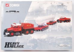 CORGI HEAVY HAULAGE BOXED DIECAST MODEL SET