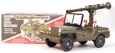 RARE CHERILEA ACTION MAN COMBAT JEEP WITH BAZOOKA