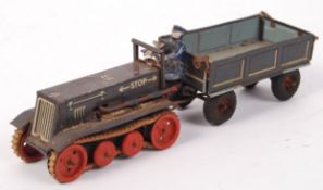 RARE C1920'S KELLERMAN CKO GERMAN TINPLATE CLOCKWORK TOY