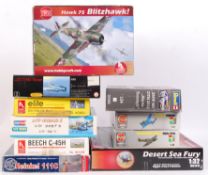 ASSORTED PLASTIC MODEL KITS - AEROPLANES, CARS & AIRCRAFT