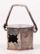 BEAUTIFUL 19TH CENTURY FRENCH SILVER DOLLS HOUSE BRAZIER
