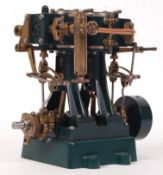 RARE STUART LIVE STEAM TWIN CYLINDER VERTICAL ENGINE