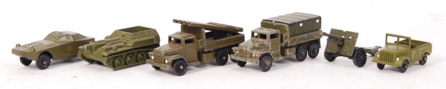 POST-WAR RUSSIAN DIECAST MODEL MILITARY VEHICLES